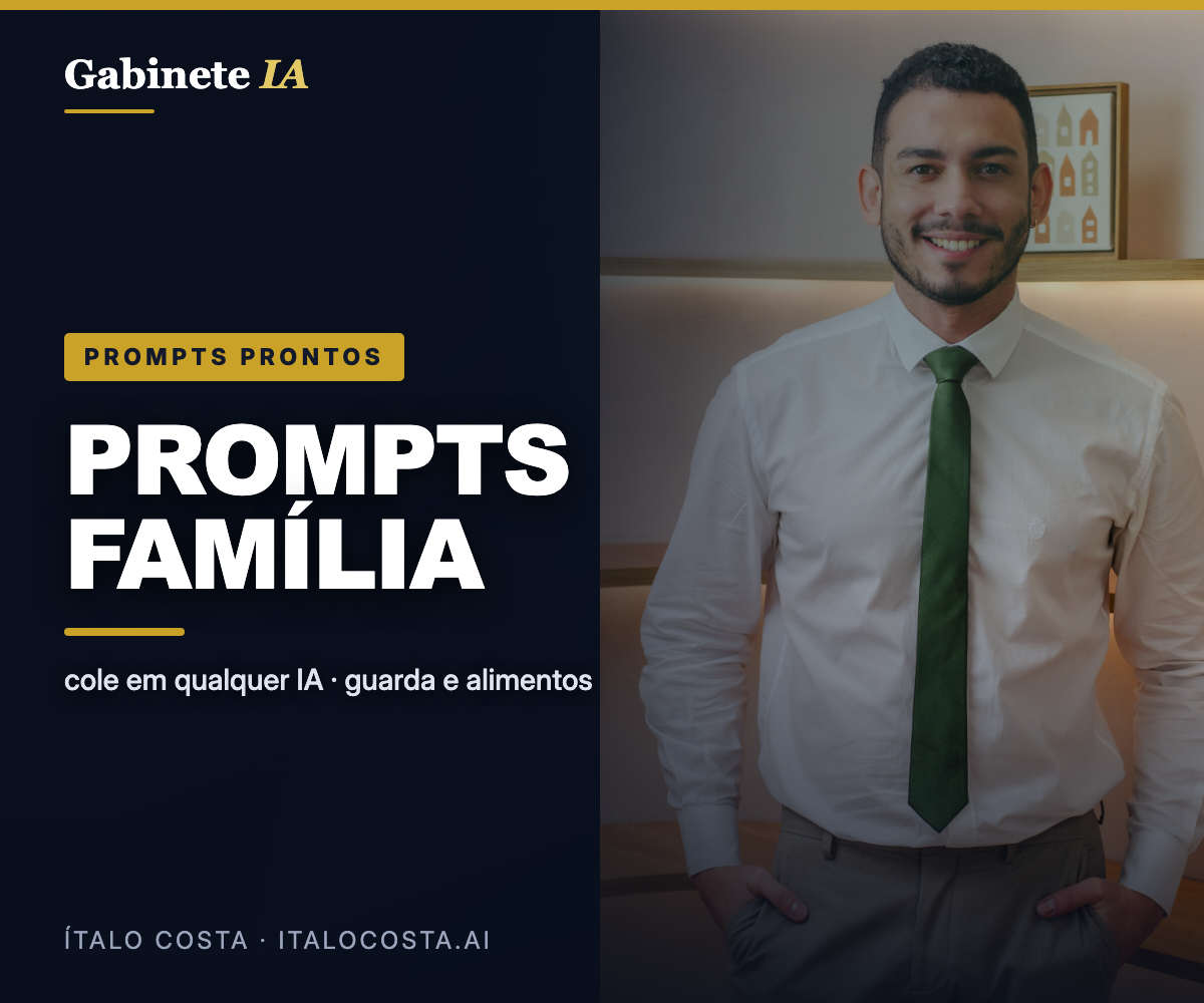 Prompts de IA Jurídica para Advogado de Família — Guarda e Alimentos